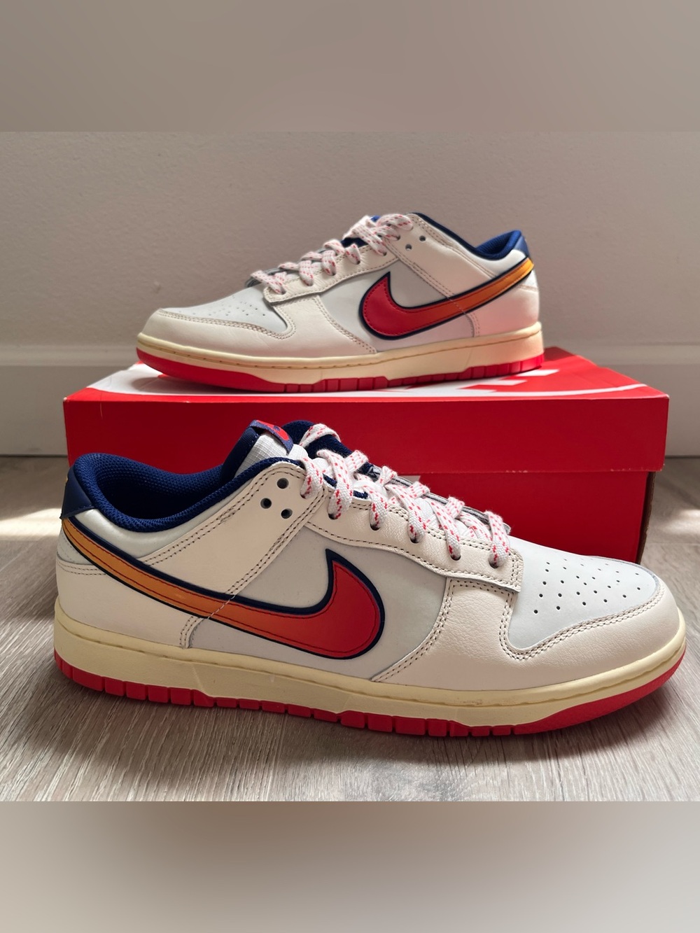 Nike Dunk Low Retro SE "Pale Ivory / Light Crimson" - Size 10